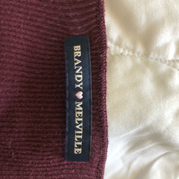 Brandy Melville long sleeve off the shoulder top - Picture 3 of 3